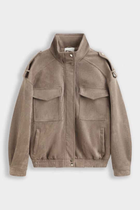 Vestes  Femme Kaki COPPEROSE CV2211 Efashion Paris