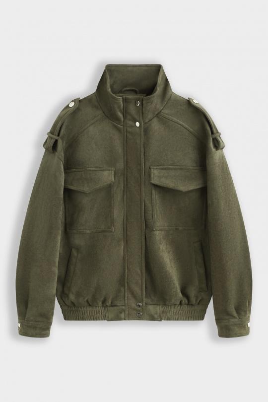 Vestes  Femme Kaki COPPEROSE CV2211 Efashion Paris