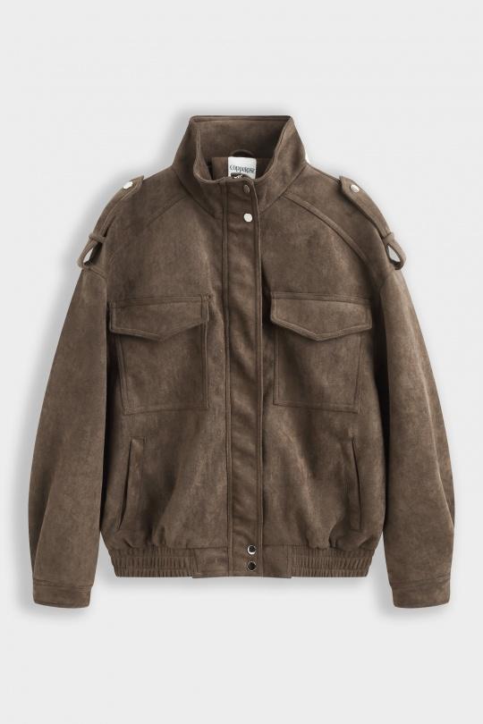 Vestes  Femme Kaki COPPEROSE CV2211 Efashion Paris