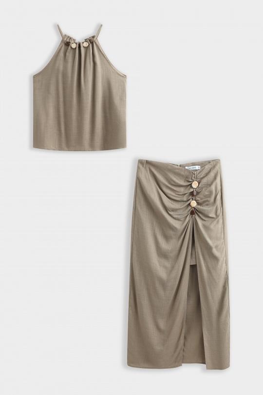 Sets Women Brown COPPEROSE PS9528AB Efashion Paris