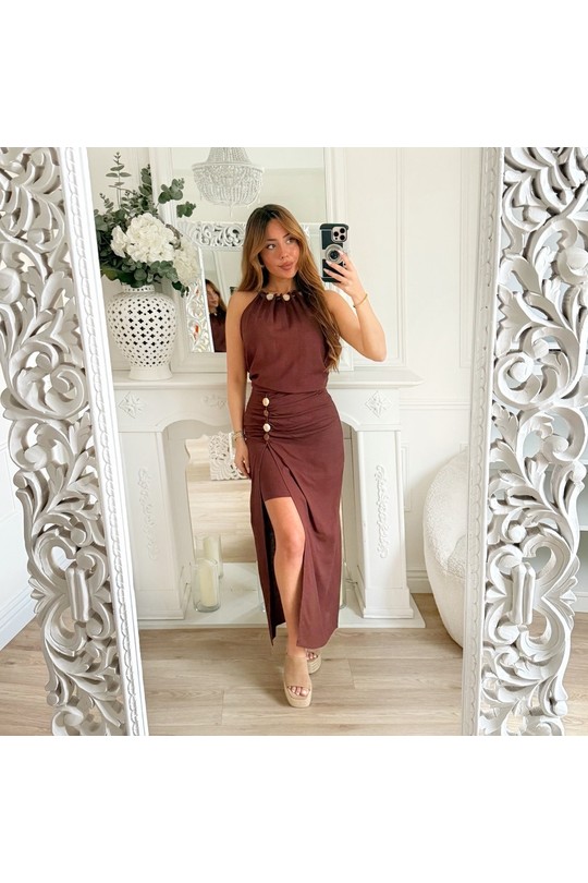 Sets Women Brown COPPEROSE PS9528AB Efashion Paris