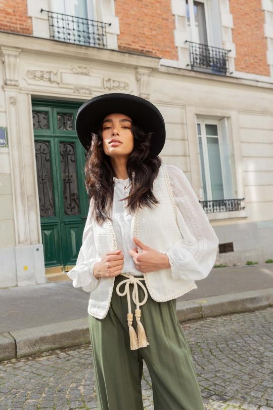 Vestes  Femme Noir COPPEROSE PS8933 Efashion Paris