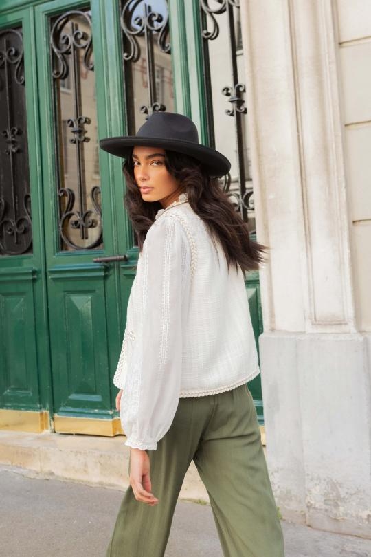 Vestes  Femme Noir COPPEROSE PS8933 Efashion Paris