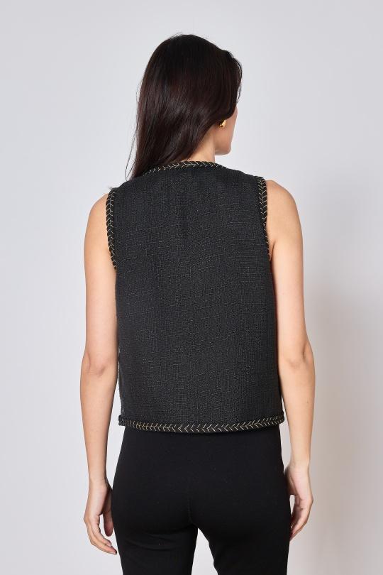 Vestes  Femme Noir COPPEROSE PS8933 Efashion Paris