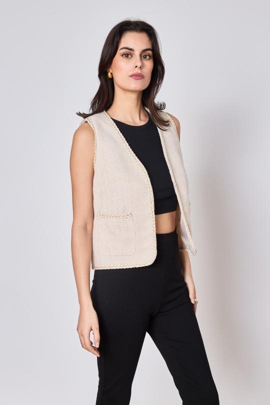 Vestes  Femme Noir COPPEROSE PS8933 Efashion Paris