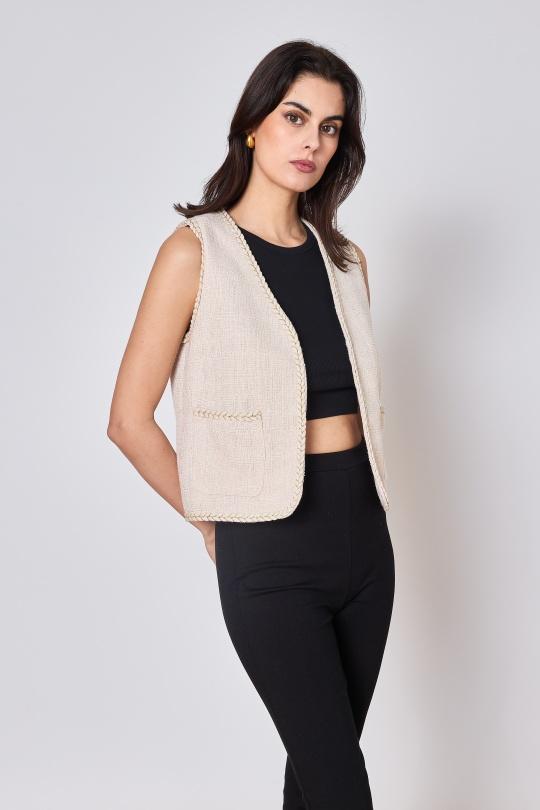 Vestes  Femme Noir COPPEROSE PS8933 Efashion Paris