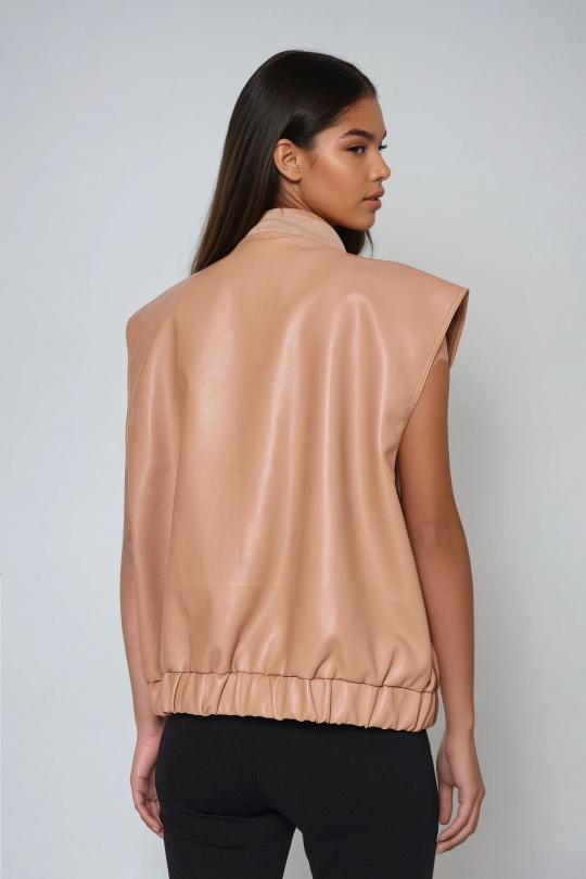 Vestes  Femme Beige COPPEROSE CV2157 Efashion Paris