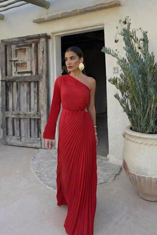 Robes longues Femme Rouge COPPEROSE B-8965 Efashion Paris