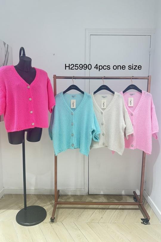 Gilets Femme Vert COPPEROSE H-25990 Efashion Paris