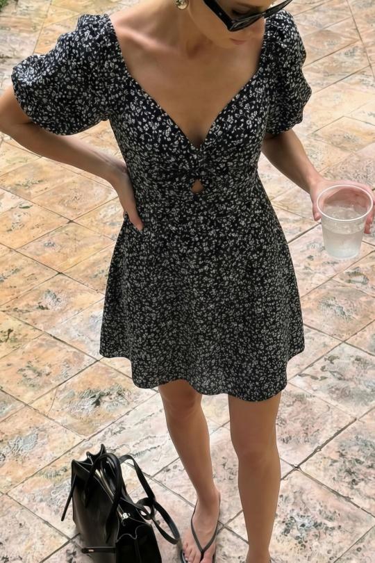 Robes courtes Femme Beige COPPEROSE PS8979 Efashion Paris