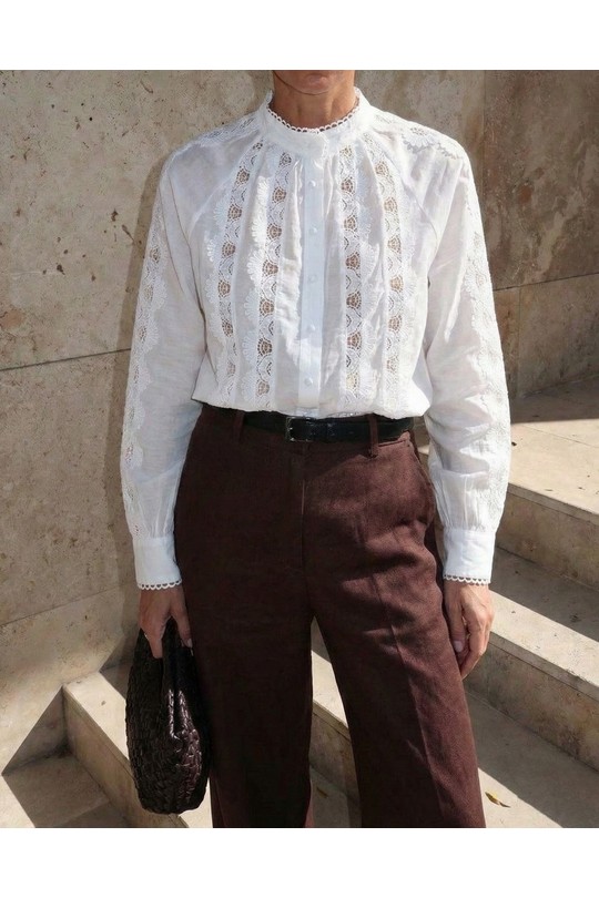 Chemises Femme Noir COPPEROSE PS9295 Efashion Paris