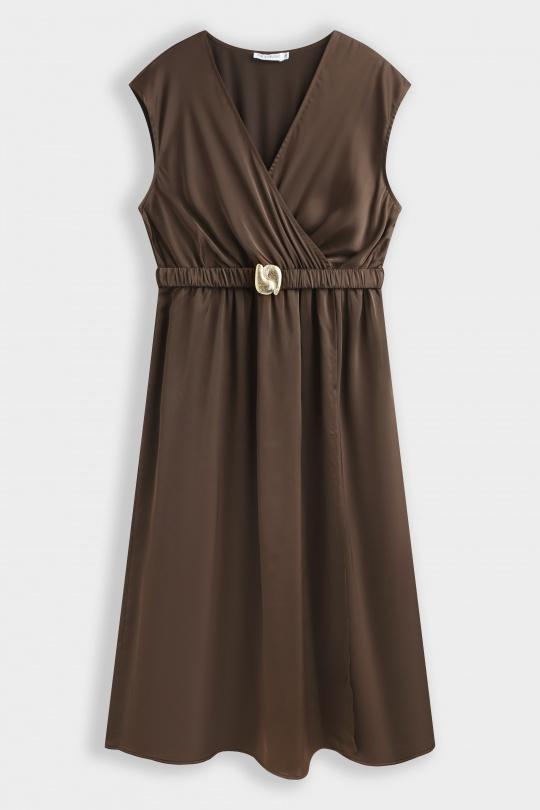 Robes & Combinaisons Femme Rouille COPPEROSE PS9526P Efashion Paris