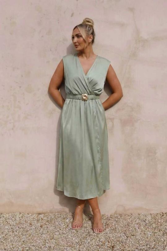 Robes & Combinaisons Femme Vert COPPEROSE PS9526P Efashion Paris