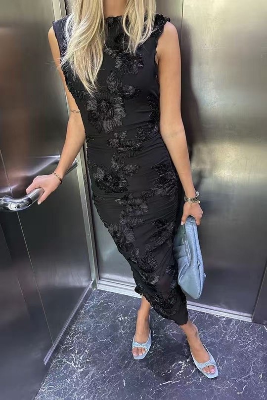 Robes longues Femme Beige COPPEROSE C-43863 Efashion Paris