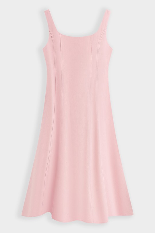 Robes mi-longues Femme Rose COPPEROSE PS9519 Efashion Paris