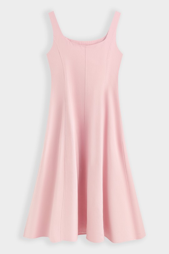 Robes mi-longues Femme Rose COPPEROSE PS9519 Efashion Paris