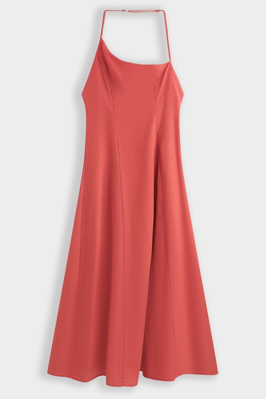 Robes mi-longues Femme Brun COPPEROSE PS9533S Efashion Paris