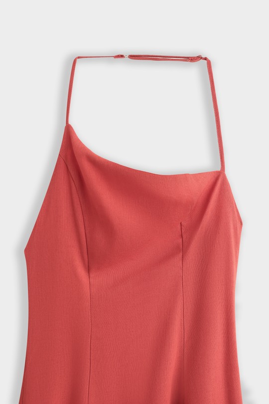 Robes mi-longues Femme Brun COPPEROSE PS9533S Efashion Paris