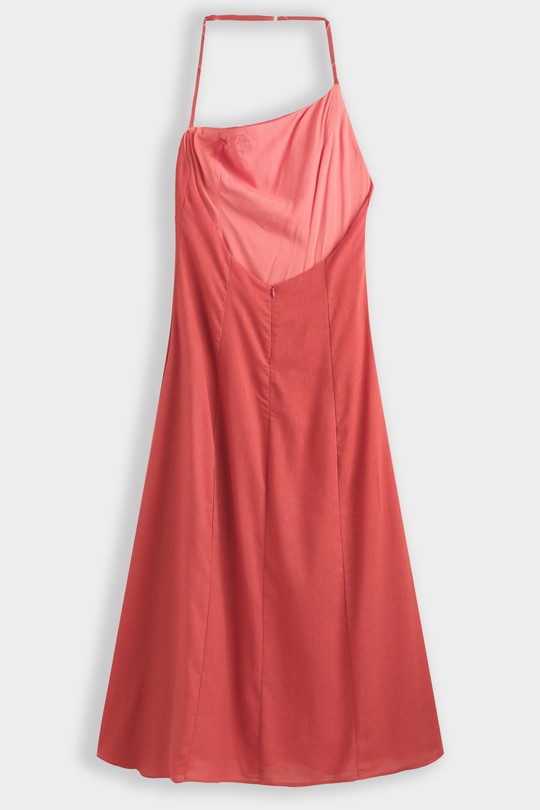 Robes mi-longues Femme Brun COPPEROSE PS9533S Efashion Paris