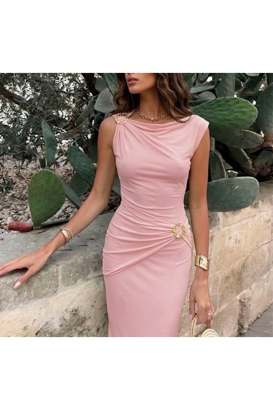Robes mi-longues Femme Pistache COPPEROSE C-58514 Efashion Paris