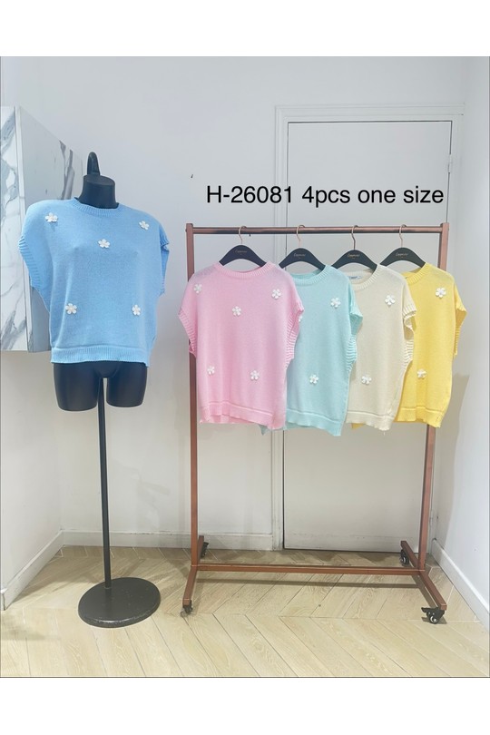 Pulls Femme Bleu COPPEROSE H26081 Efashion Paris