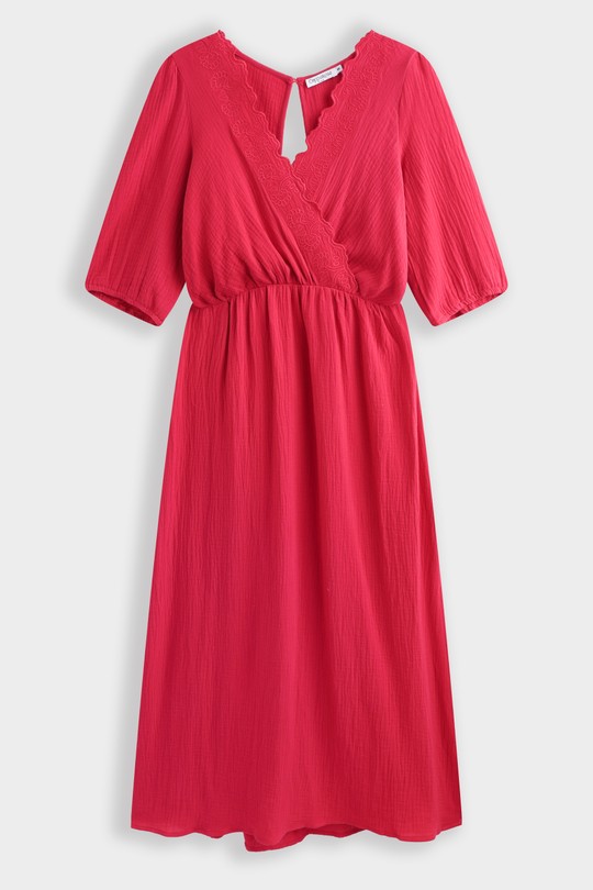 Robes mi-longues Femme Cerise COPPEROSE PS9523S-P Efashion Paris