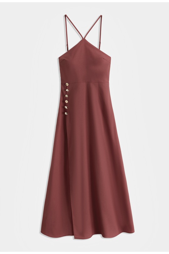 Robes longues Femme Cerise COPPEROSE PS9527S Efashion Paris