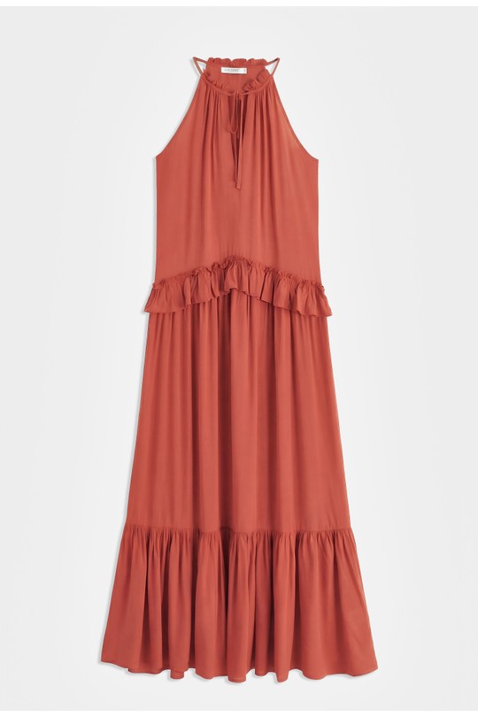 Robes longues Femme Cerise COPPEROSE PS9550 Efashion Paris