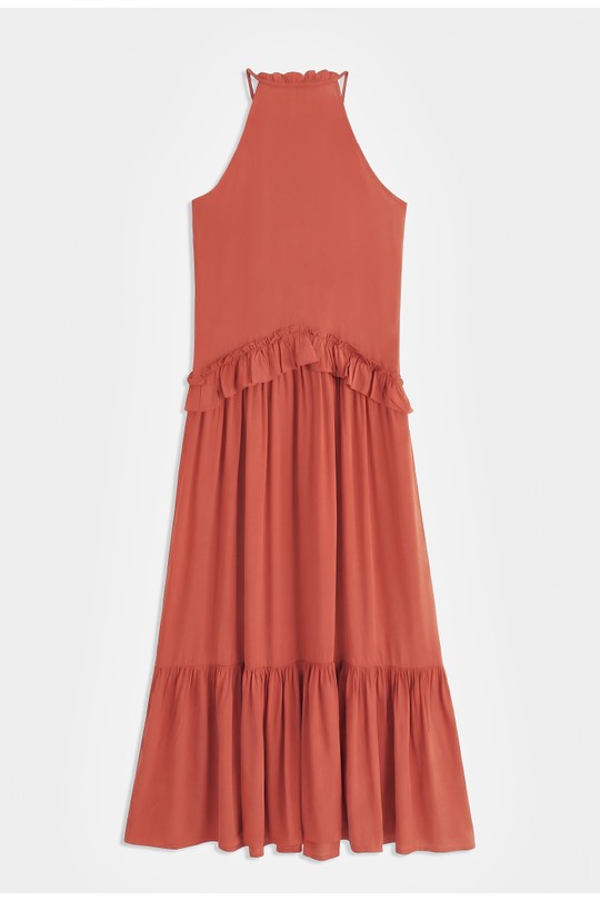 Robes longues Femme Cerise COPPEROSE PS9550 Efashion Paris