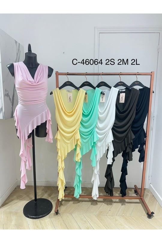 Tops Femme Noir COPPEROSE C-46064 Efashion Paris