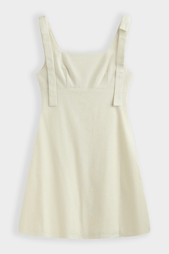 Short dresses Women Beige COPPEROSE PS9513S Efashion Paris