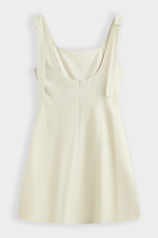 Short dresses Women Beige COPPEROSE PS9513S Efashion Paris