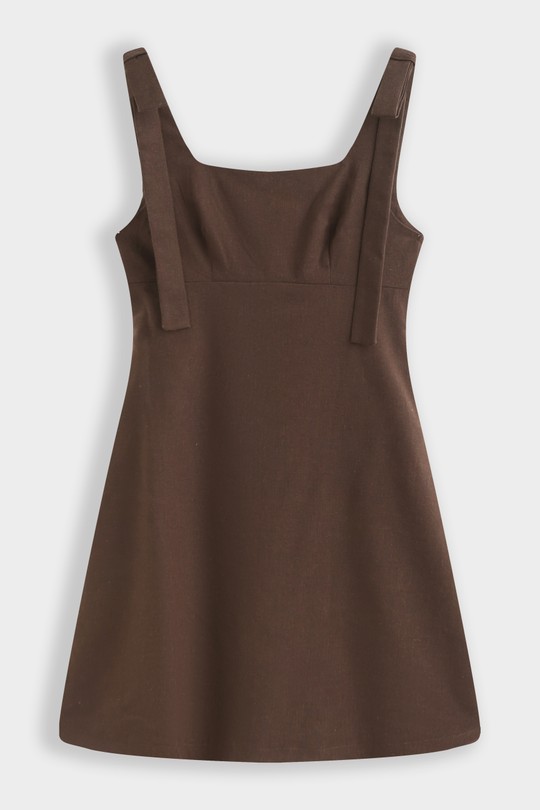 Short dresses Women Beige COPPEROSE PS9513S Efashion Paris