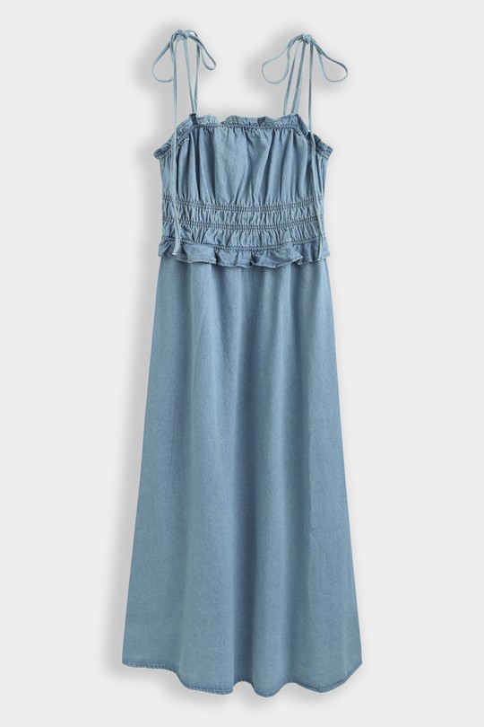 Robes courtes Femme Bleu clair COPPEROSE PS9593S Efashion Paris