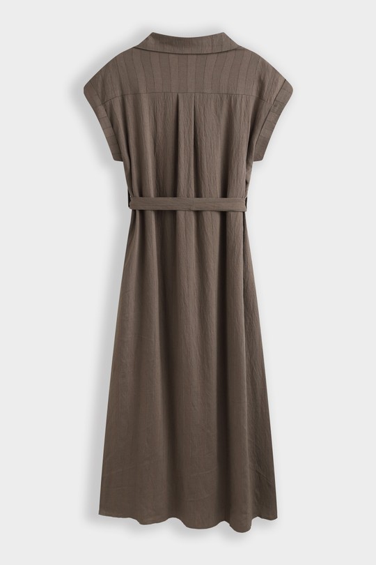 Robes mi-longues Femme Brun COPPEROSE PS9601 Efashion Paris