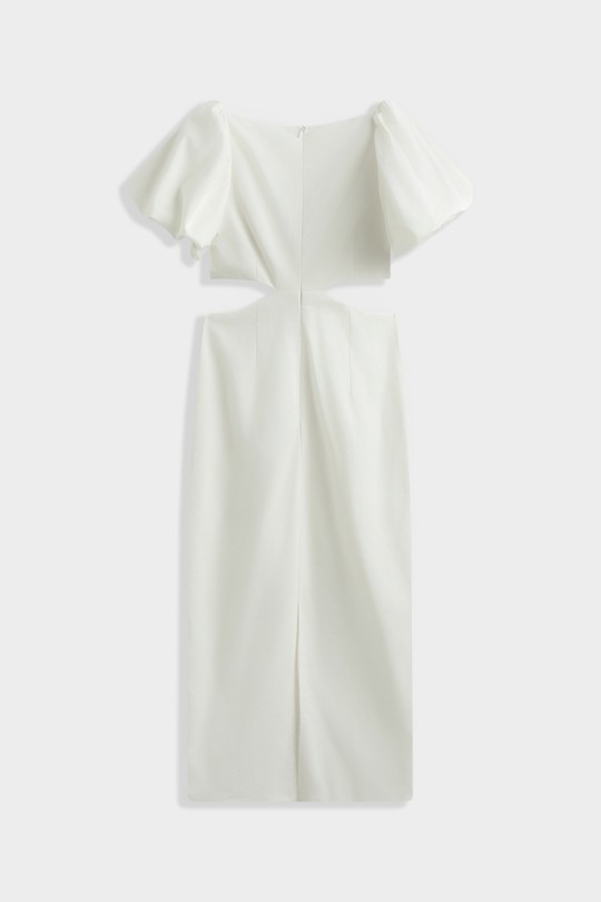 Robes mi-longues Femme Rouge COPPEROSE PS9165S-1 Efashion Paris