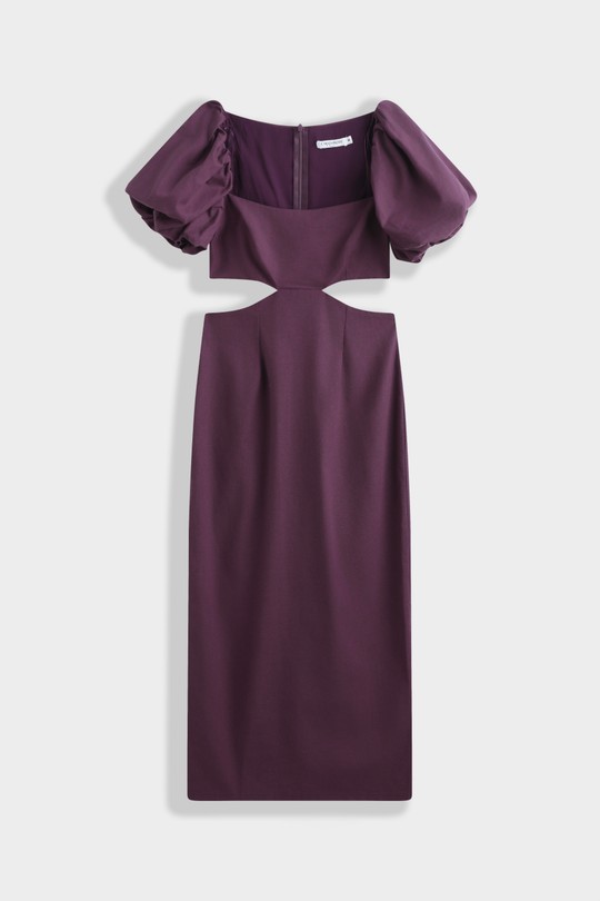 Robes mi-longues Femme Rouge COPPEROSE PS9165S-1 Efashion Paris