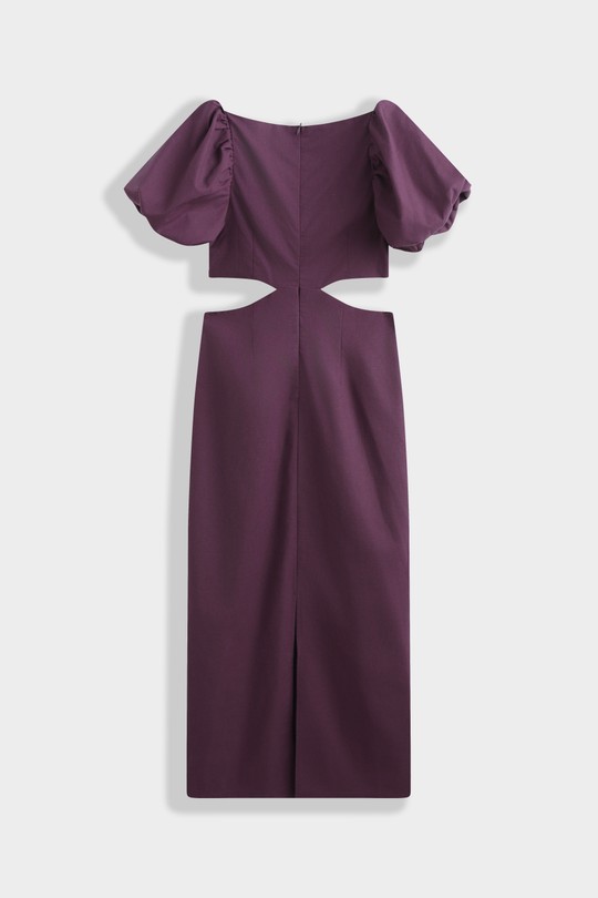 Robes mi-longues Femme Rouge COPPEROSE PS9165S-1 Efashion Paris