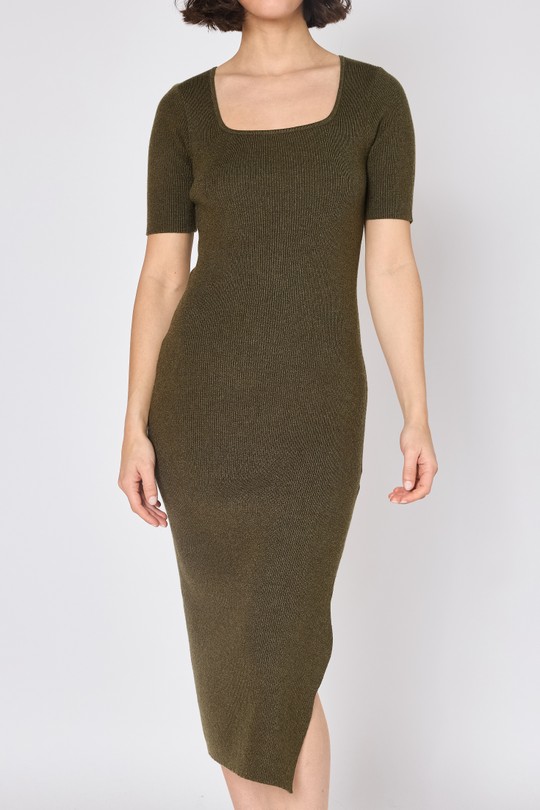 Robes mi-longues Femme Beige COPPEROSE LA2563 Efashion Paris