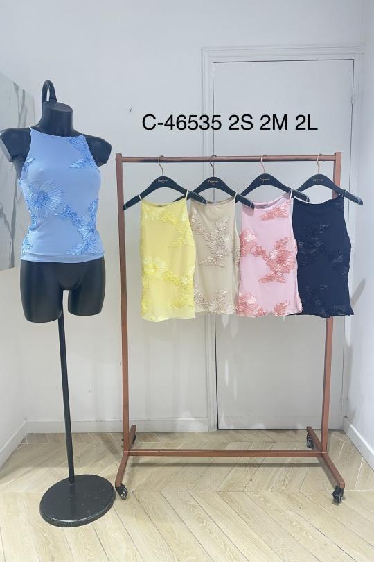 Tops Mujer Blue COPPEROSE C-46535 Efashion Paris