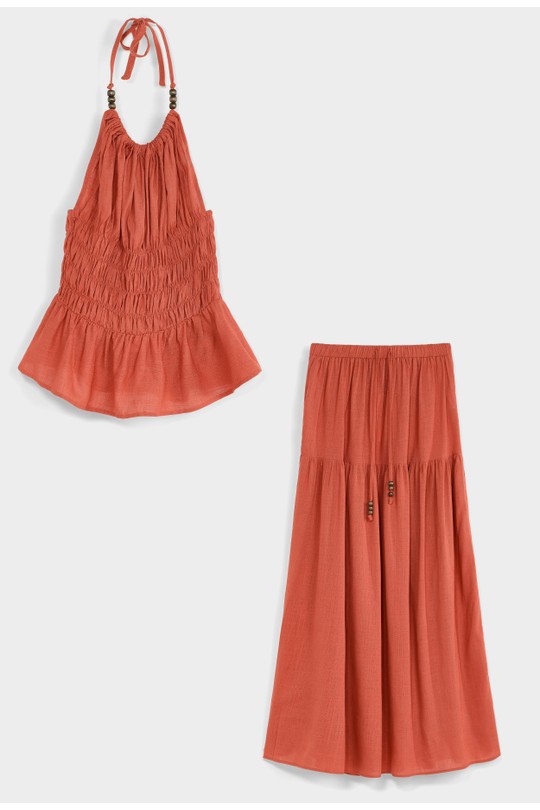 Ensembles Femme Rouille COPPEROSE PS9257AB Efashion Paris