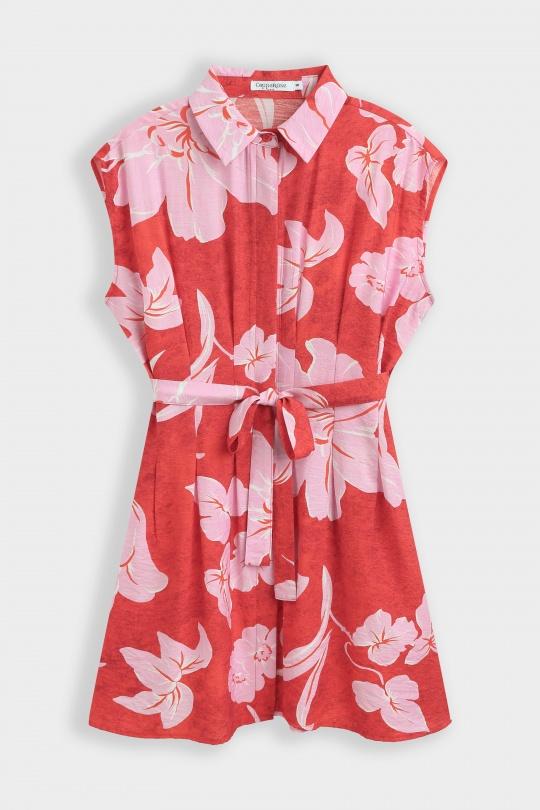 Robes courtes Femme Vert COPPEROSE PS9592S Efashion Paris