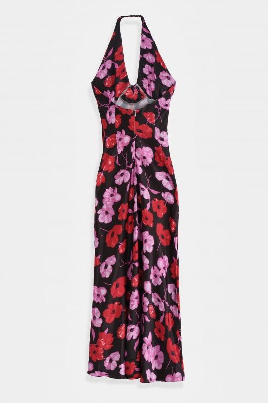 Robes longues Femme Bleu COPPEROSE PS9589S Efashion Paris