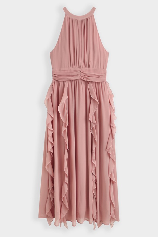 Midi dresses Women Brown COPPEROSE PS9609 Efashion Paris