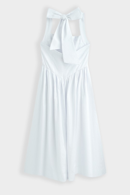 Midi dresses Women White COPPEROSE PS9580S Efashion Paris