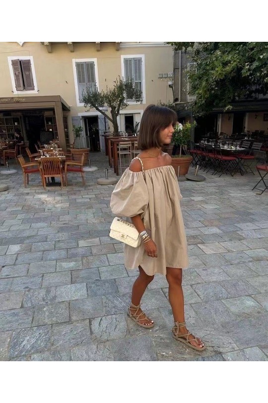 Abiti corti Donna Black COPPEROSE PS8997 Efashion Paris