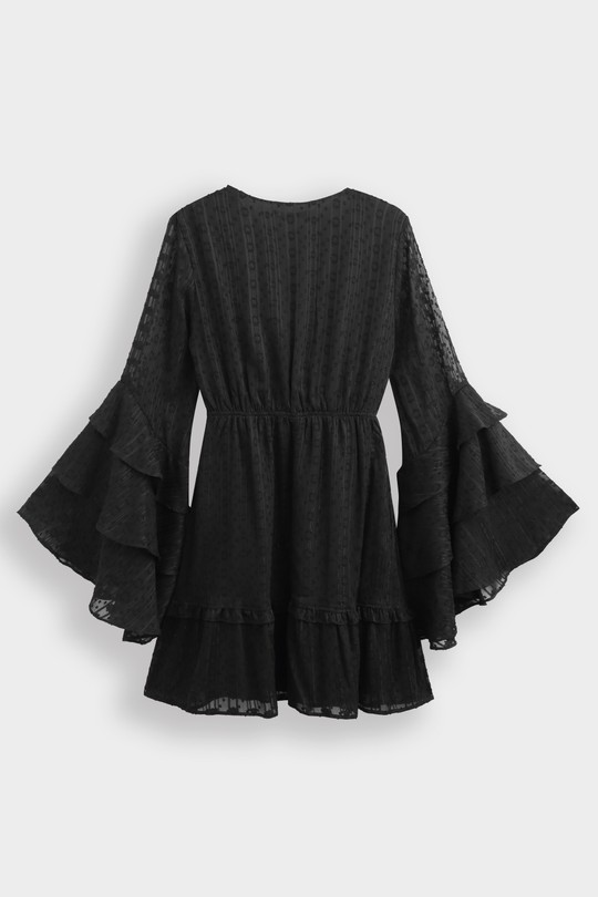 Abiti corti Donna Black COPPEROSE PS9366 Efashion Paris