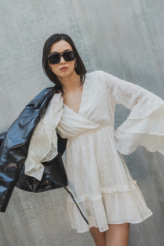 Abiti corti Donna Black COPPEROSE PS9366 Efashion Paris