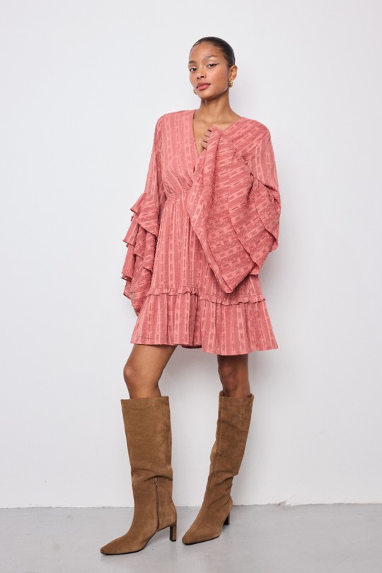 Abiti corti Donna Black COPPEROSE PS9366 Efashion Paris