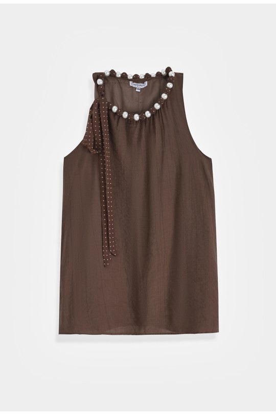 Top Donna Beige COPPEROSE HQ3587 Efashion Paris